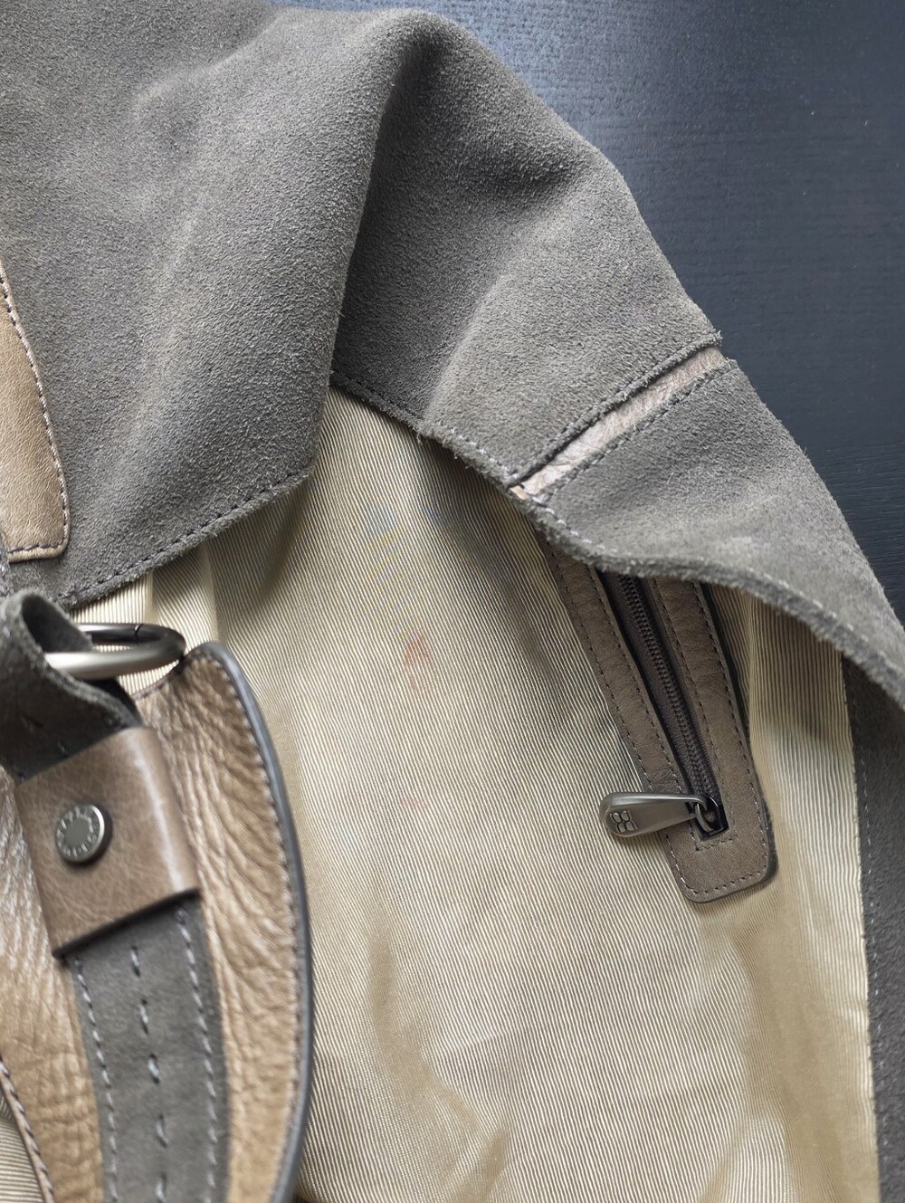 BCBGMAXAZRIA Real Suede Hobo Bag - Picture 8 of 14
